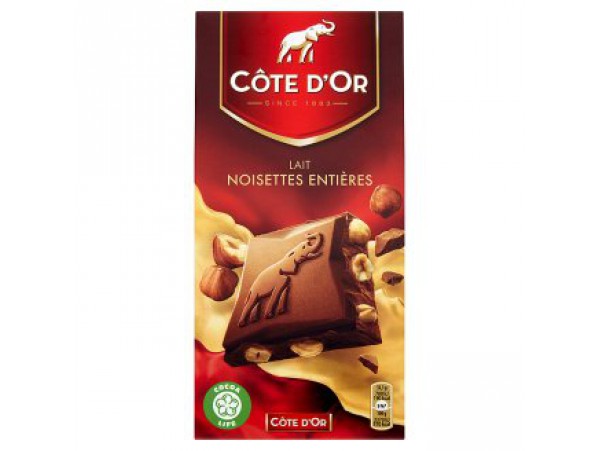 Côte d Or молочный шоколад с цельными лесными орехами 200 г